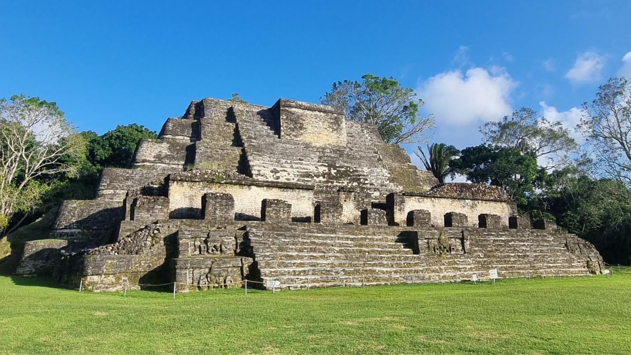 Belize stone structure